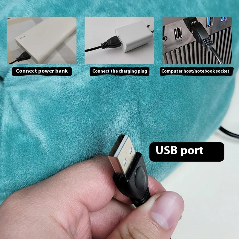 USB beheizte Plüsch-Fußwärmer 