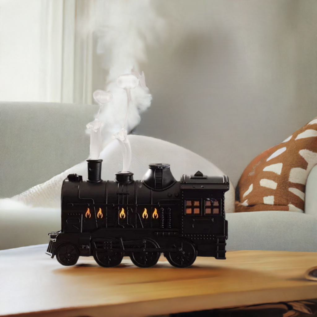 Luftbefeuchter und Diffusor „Steam Train“ mit LED-Licht